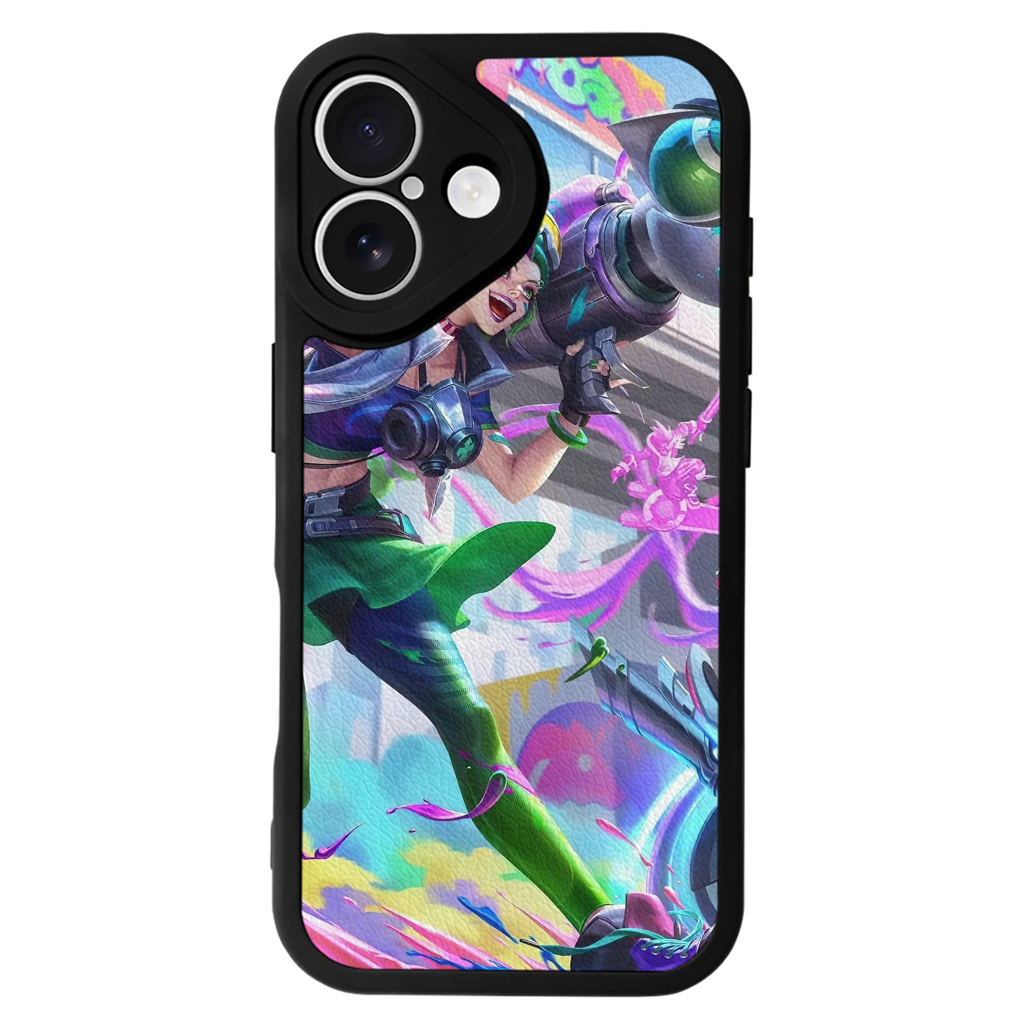リーグ・オブ・レジェンド League of Legends LOL 【iPhone 16シリーズ対応】シリコンスマホケース（レザー調） 材質：シリコン